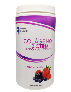 Fotografia de producto COLÁGENO + BIOTINA + ACIDO HIALURONICO con contenido de 500 gr. de Iq Herbal Products