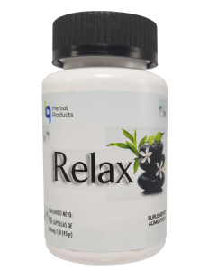 Fotografia de producto Relax con contenido de 90 Cap. de Iq Herbal Products