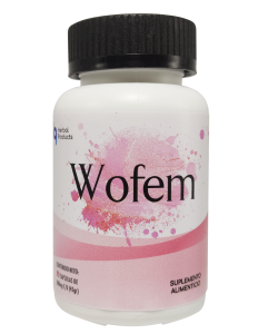 Fotografia de producto Wofem con contenido de 90 Cap. de Iq Herbal Products