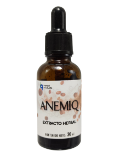 Fotografia de producto AnemiQ con contenido de 30 ml. de Iq Herbal Products