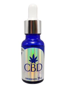 Fotografia de producto CBD con contenido de 20 ml de Iq Herbal Products