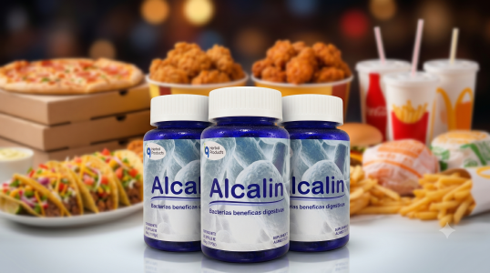 Fotografía de producto Alcalin 3 X 600 con contenido de 0 3 de Iq Herbal Products 