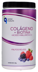 Fotografía de producto COLÁGENO + BIOTINA + ACIDO HIALURONICO con contenido de 500 gr. de Iq Herbal Products 